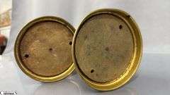Pair of Brass Barley Twist Style Church Altar Candle Sticks 18"