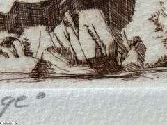 Pencil Signed and Numbered Lithograph 91/150 "Our Lady of ..." Signed, See Photos 17.5x21"