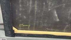 Abstract Painting on Canvas of Angel Signed By The Artist 55"x35"