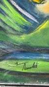 Framed Abstract 23x27" Signed Leanna Arnold