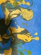 3 Acrylic Paintings Signed By Luis Espinoza Artwork Largest 47x13"