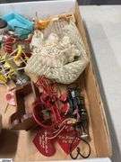 Doll House, with Furniture and Accessories, Other Minis, Some Wear, House 26"x28"