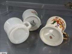 Shave Brushes, Mirrored Stands, Mustache Cups, Some Wear