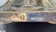 2 Pair of Candle Sticks, Sheffield Has Mark, Other Pair Has Damage To Base 12.5"