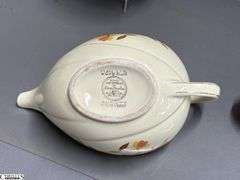 Hall's Jewel Tea Pitcher and Teapot - 8" of pitcher