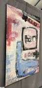 Alummoa Zumigo Mixed Media and Oil Painting on Canvas 36x56"