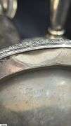 Pair of Weighted Sterling Louis the XIV Candle Holders Some Slight Bends See Photos 10"