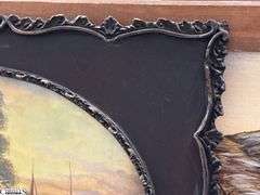 5pcs, Framed Art Prints and Painting, Wear to The Frames, One Has Been Repaired, Largest 26x32"