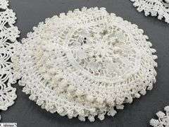Cloth Napkins, Needlework Tea Towels, Table Linens, Approx 60"x48"
