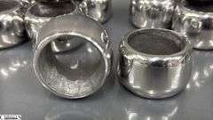 Pewter and Silver Plated Napkin Rings