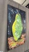 Antonio Garcia Pear Impressionistic Acrylic Painting on Canvas 36x56"