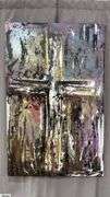Samuel Tinoco Cross, Multi Color Acrylic Painting On Canvas 35x56"