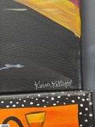 12 Paintings on Canvas Halloween and Witch Themes, Larger 2 16x20"