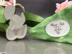 6 Porcelain Flowers - Lenox and Andrea by Sadek - 7.5" of largest