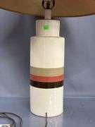 Philmar Sandel Post Modern Style Table Lamp With Shade 30" Tall