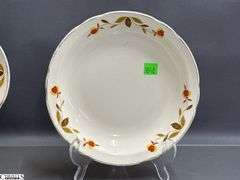 3 Hall's Jewel Tea Bowls and Small Platter - 11" of platter