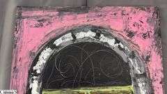 Jorge Hagg Door #10, Acrylic Painting on Canvas 36x56"