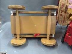 Doll Accessories, Pink Wagon, Red Racer Wooden Wagon, Enjoy Coke, and Classic Racer Sled, 13" Longest Wagon