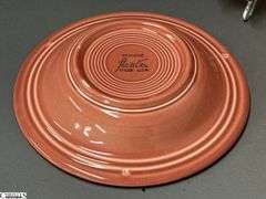 9pcs Fiesta Rose Dish Pieces - 2 Pint Pitcher, Salt and Pepper, Plates, Bowls - 10.5" of largest plate