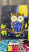 12pcs Painting Party Canvases, Owls, Animals Largest 16x20"