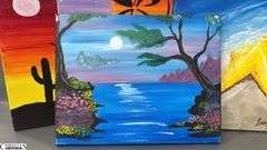 15 Painting Party Canvases, 11x14"