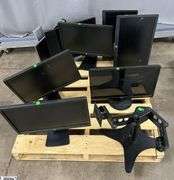Pallet Monitors and Dual Monitor Stand