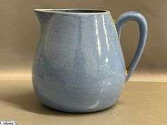 4pcs Stoneware Crockery Pitchers, Bowls - 9.5" of tallest