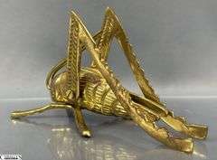 Brass Grasshopper 5.25"x3"