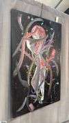Samuel Tinoco Dancing, Acrylic Painting on Canvas 36x56"