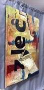 Alejandro Quenigo Q4, Acrylic Painting on Canvas, Measures 36x55"