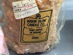 6 Warm Glow Hand Dipped Candles 5.5" Tall