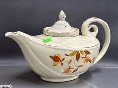 Hall's Jewel Tea Pitcher and Teapot - 8" of pitcher