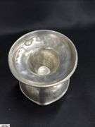 3pcs Pewter Tea Pot, Candle Holder, 1/2 Pint Mug Tallest 7.5"