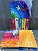 15 Painting Party Canvases, and Paintings Largest Measures 12x16"