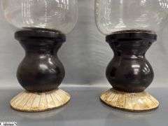Pair of Candle Holders 8x19" Tall