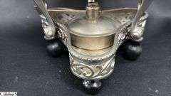 Dutch Royal Holland Pewter Coffee Urn / Samovar with Burner and Tray 18"
