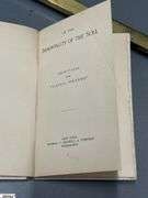 Antique Book Volumes - Riley Child Rhymes, Shakspeare, Immortality of the Soul - Earliest date 1905 - w/ Brass Book Stand