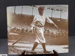 Babe Ruth Photo Print 14" X 11",  The DiMaggio Albums 2-Book Set and a Roger Maris 62st Home Run October 1, 1961 Poster 24" X 30"