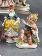 Made In Occupied Japan and Other Figurines Some Wear, 4" Tallest