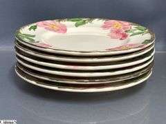 Franciscan Desert Rose Plates and Bowls - 10.5" of dinner plate - some chipping - approx 25pcs