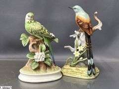 5 Bird Figurines - Lefton, Andrea by Sadek, and others - 8.5" of tallest