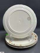 Hall's Jewel Tea Plates, Tray, Covered Dish, 6pcs - 10" of largest piece
