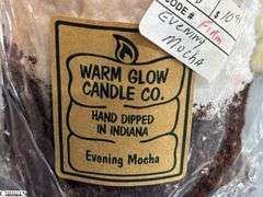 6 Warm Glow Hand Dipped Candles 5.5" Tall