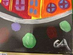 15 Painting Party Canvases, and Paintings Largest Measures 12x16"