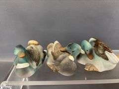 Ducks, Avon, Homco, Pencil Sharpeners, Bank, Display Shelf 12.5"