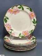 Franciscan Desert Rose Plates and Bowls - 10.5" of dinner plate - some chipping - approx 25pcs