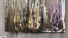 Samuel Tinoco Cross, Multi Color Acrylic Painting On Canvas 35x56"