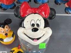Vintage Mickey Mouse Figures 5.5", Mini Canister, Wobble Mickeys