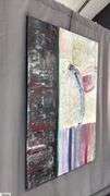 Alummoa Zumigo Abstract #39, Mixed Media and Oil Painting On Canvas 35x56"