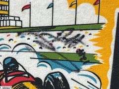 2 Indianapolis Motor Speedway Autographed Pennants.  Signatures include Mark Dismore, Scott Herrington, Lloyd Ruby, Jim Rathmann and Others.